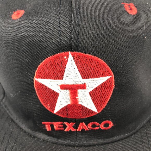 Texaco Halvoline Racing Ernie Irvan Hat Snap Back Adjustable Black Embroidered - Picture 2 of 12